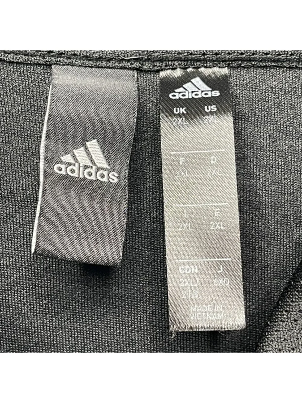 Adidas Mens Game & Go Short Sleeve Hoodie Black White Logo 2XL